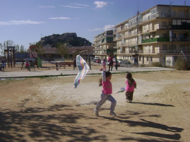 Los infantiles de Carolinas Altas y las cometas