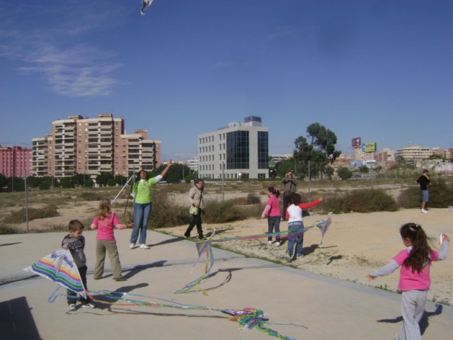 Los infantiles de Carolinas Altas y las cometas