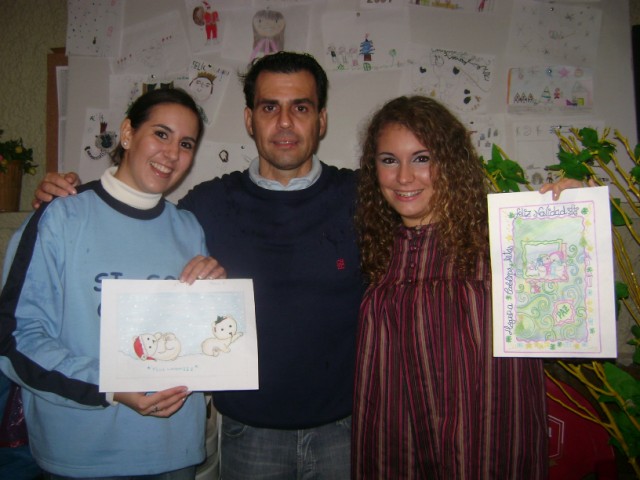 Entrega de premios taller de Navidad postales navideñas Carolinas Altas