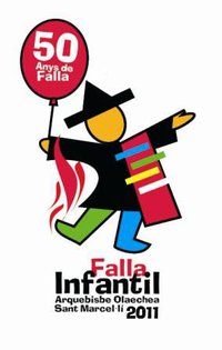Fiesta Romana 50 aniversario infantil de la Falla Arzobispo Olaechea-San Marcelino