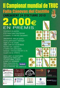 II CAMPIONAT DE TRUC Falla Canovas del Castillo