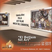 Inauguracion del belen FALLA JUSTO VILAR MERCADO DEL CABAÑAL