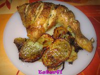 Comida del Pollo con patatas Falla San Vicente Periodista Azzati