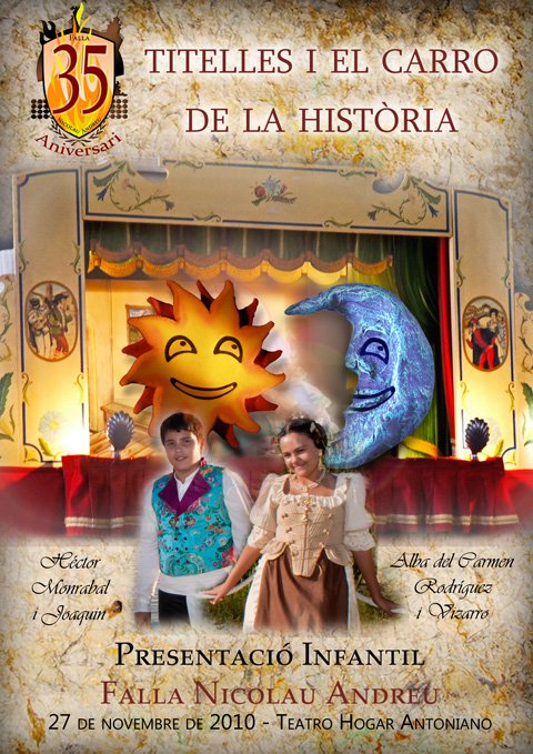 Presentació infantil falla Nicolas Andreu de Torrent