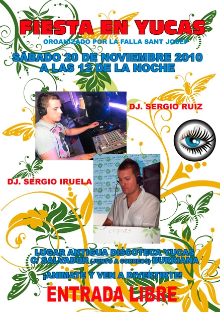 Fiesta "Falla Societat Sant Josep" en Burriana 