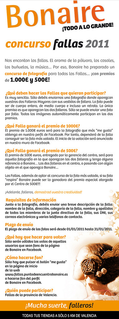 Concurso de fotografía Fallas 2011 BONAIRE