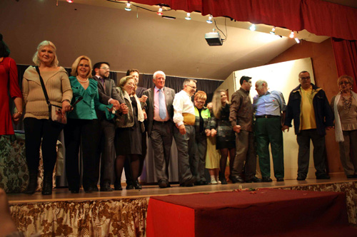 Presentación del Fallero en la Falla San Isidro