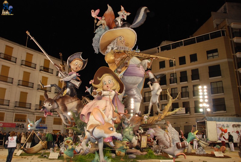 1 º Premio a la Falla 12 CONVENTO JERUSALEN-MATEMATICO MARZAL