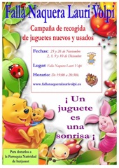 ¨UN JUGUETE ES UNA SONRISA¨ - Falla Naquera Lauri Volpi de Burjassot