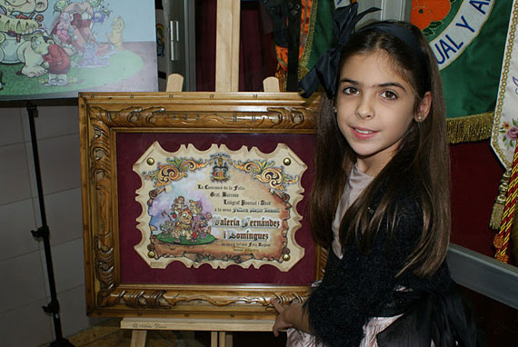 Proclamación Infantil Falla General Barroso Litógrafo Pascual y abad