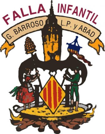 Proclamación Infantil Falla General Barroso Litógrafo Pascual y abad