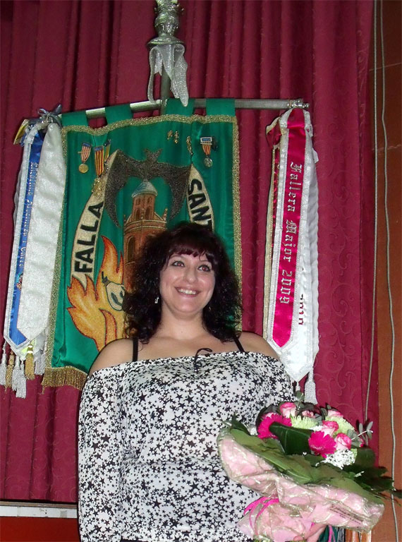 Tania Cervera Alfaro Fallera Mayor 2012 Falla San Isidro