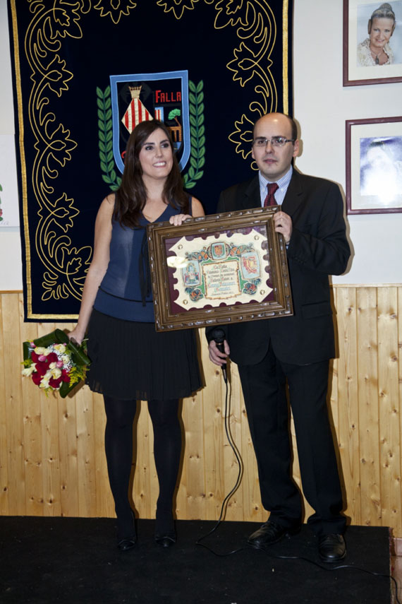 Nombramiento Fallera Mayor 2012, Lorena Velázquez González. Falla Salamanca - Conde Altea