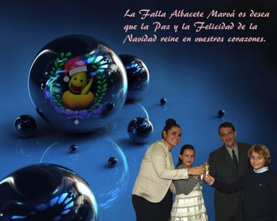 Feliz Navidad - Falla Albacete - Marvá