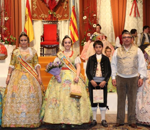 LA FALLA SANTA BÁRBARA PRESENTA A SUS FALLERAS MAYORES Y PRESIDENTE INFANTIL 2012