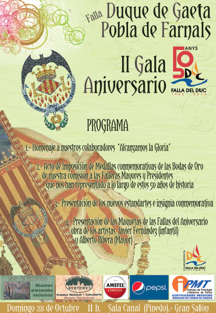 2ª gala 50 aniversario Duque de Gaeta