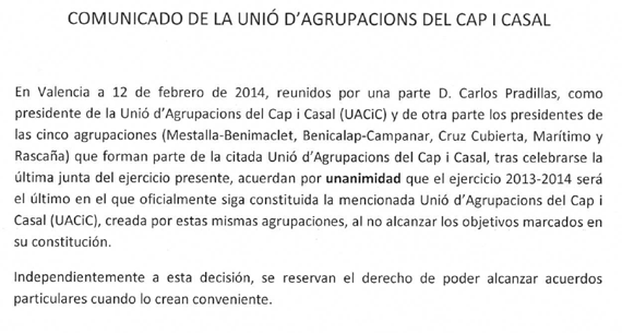comunicado