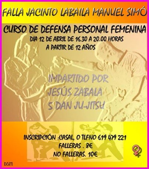 Cartel Artes Marciales