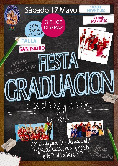Cartel Fiesta Graduación