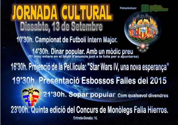 Cartel jornada Cultural 2014 575x406