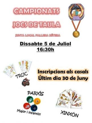 jocs de taula bétera
