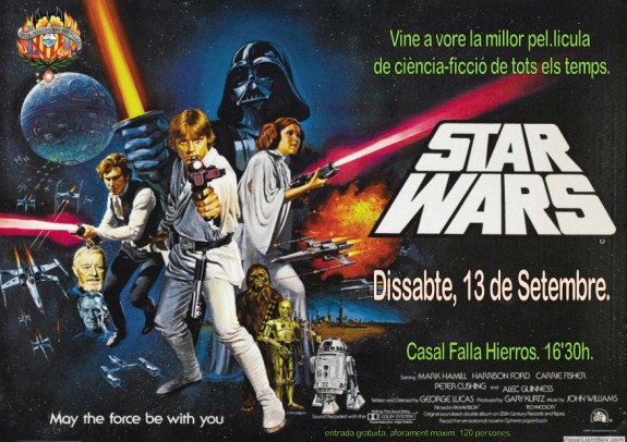 Cartel Pelicula Star Wars 575x406