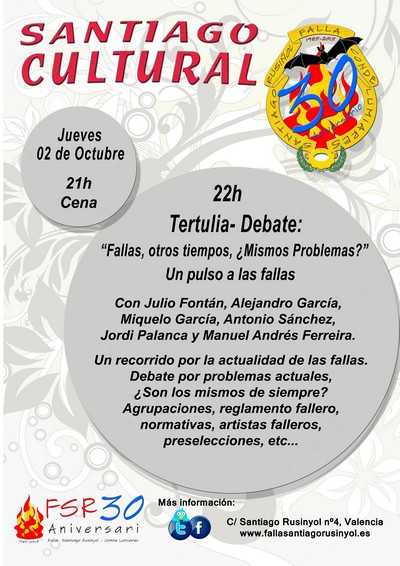Santiago Cultural charla
