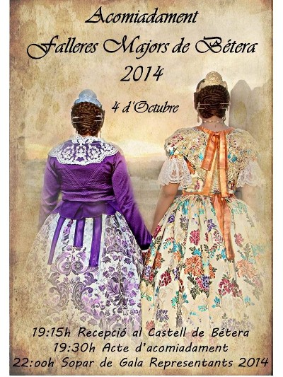cartell acomiadament FFMM Bétera 2014