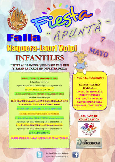 cartel apunta