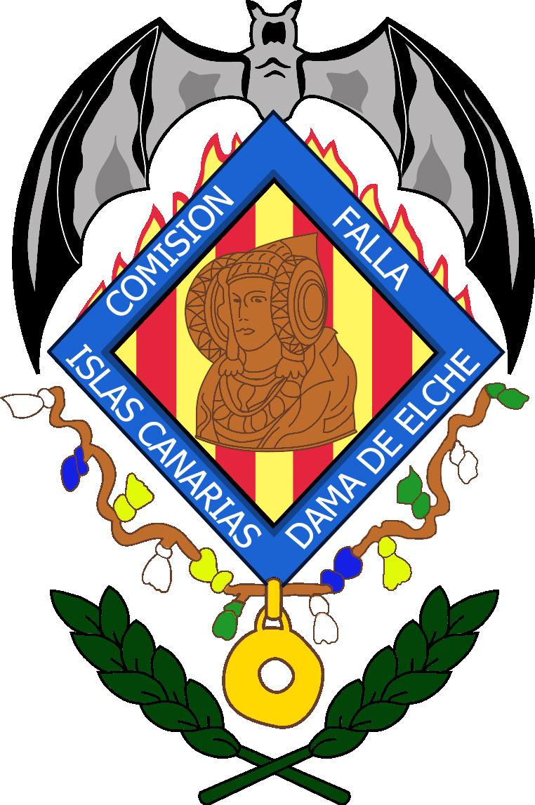 falla Islas canarias - Dama Elche